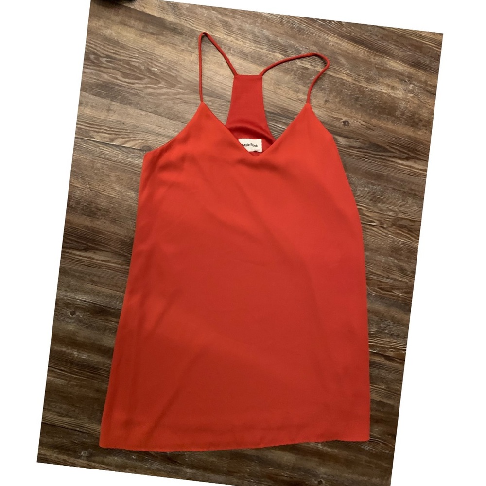 Style Rack small orange tunic dress